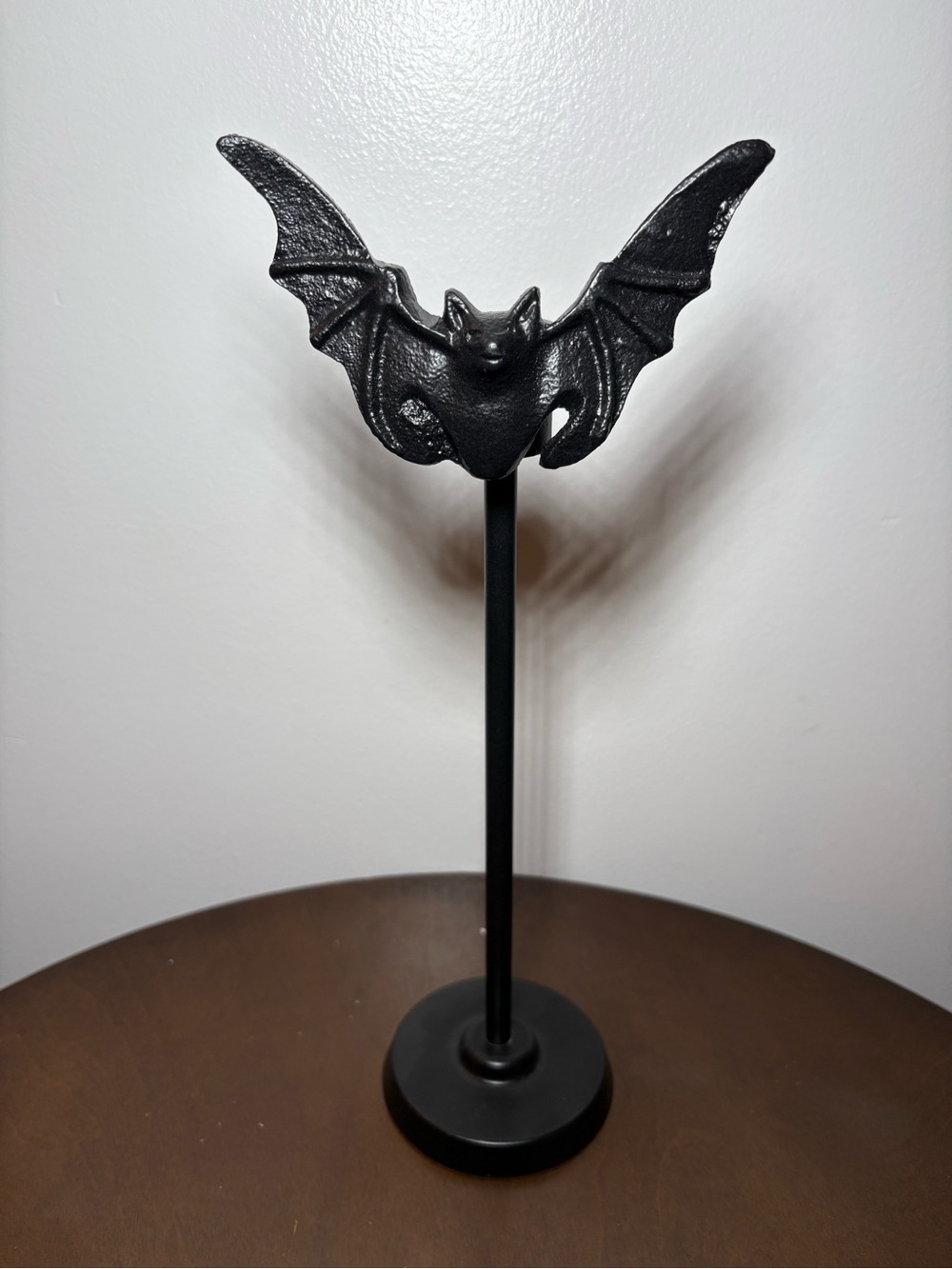 Black Bat Candle Holder - Gothic Home Accent
